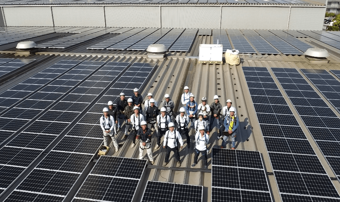 太陽光施設空撮