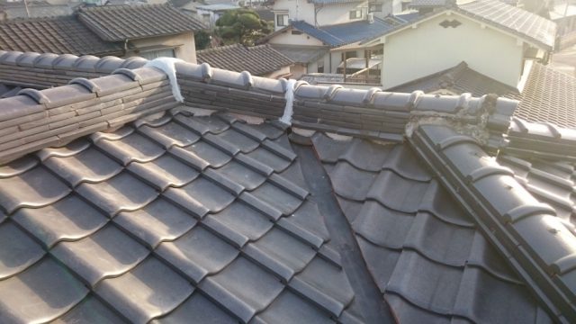 神辺町にて雨漏り修理工事を行いました！