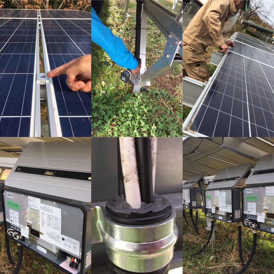 岡山県津山市にて太陽光発電システム　メンテナンスを行いました！