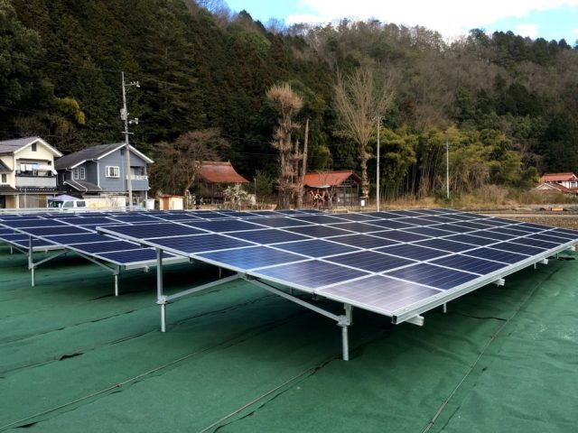 安芸高田市吉田町にて！太陽光発電システム設備工事が完了しました！