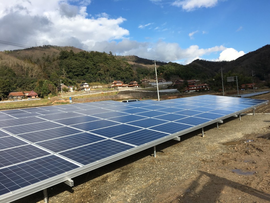 東広島市河内町にて！K企業様　太陽光発電設備工事を行いました！　容量45.9Kwh規模