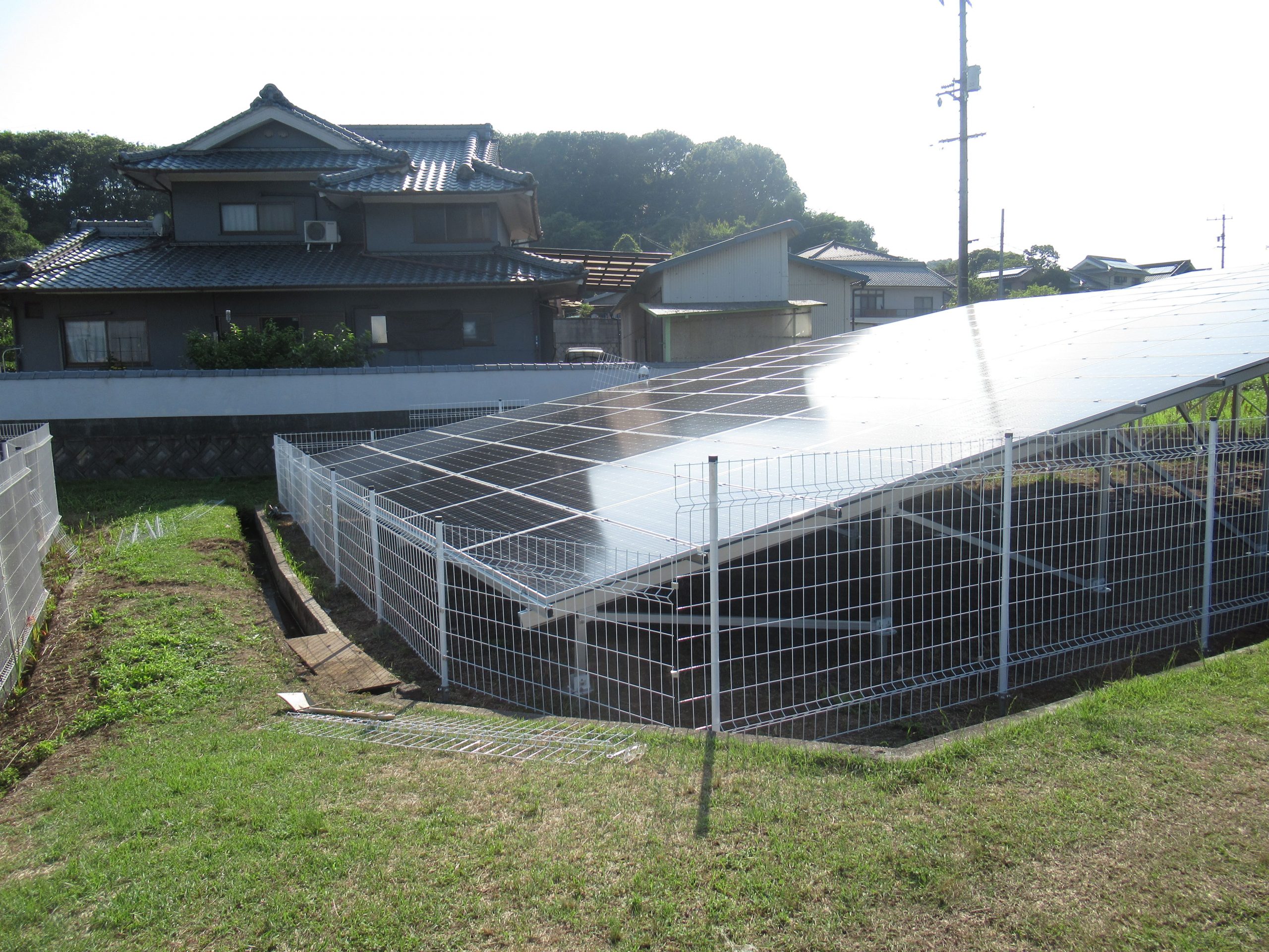 広島県福山市神辺町　Ｍ様太陽光発電システム施工実績