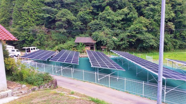 広島県神石高原町　Ｔ様　太陽光発電システム施工実績