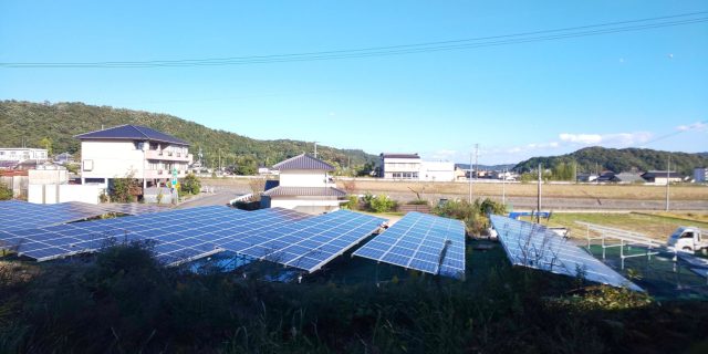 広島県福山市神辺町西中条○○様　太陽光発電システム実績