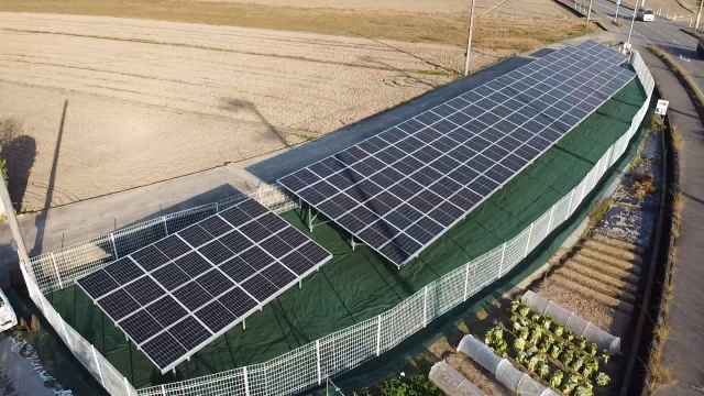 広島県福山市神辺町上御領　株式会社　Ｍ様  太陽光発電システム施工実績