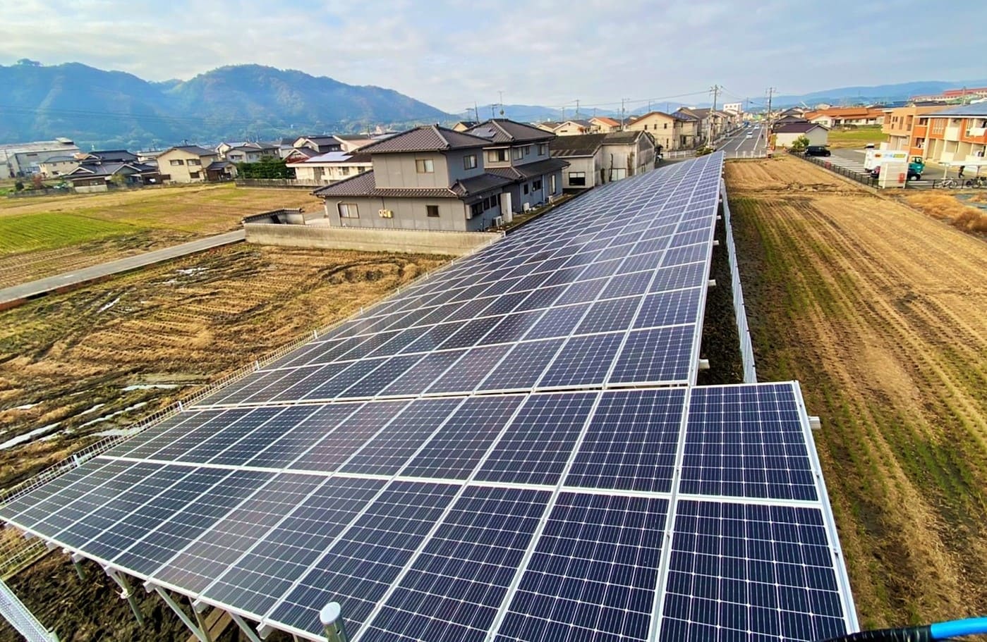 福山市駅家町上山守　㈱Ｉ様　太陽光発電システム施工実績