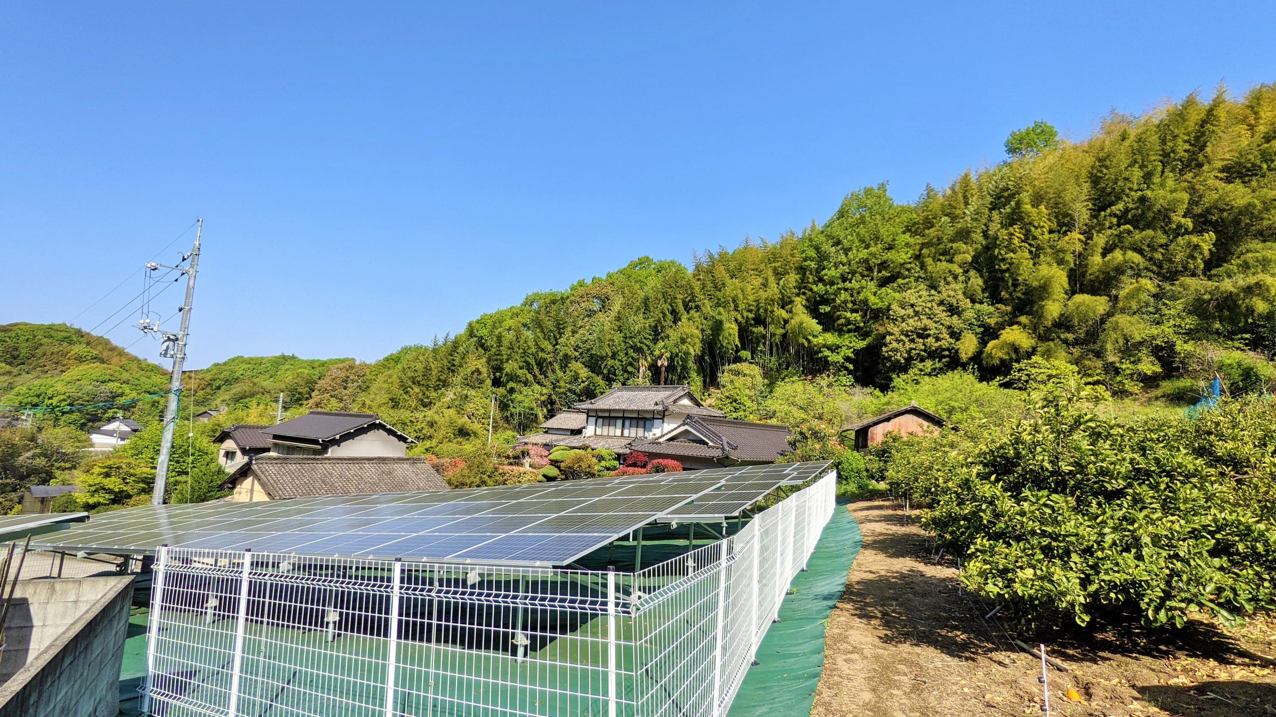 岡山県笠岡市茂平　Ｍ様 太陽光発電システム施工実績