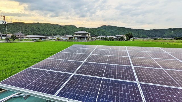 広島県福山市神辺町　株式会社　Ｍ様　太陽光発電システム施工実績