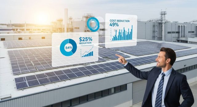 工場経営者が語る太陽光発電導入後の経費削減効果と実際の数字